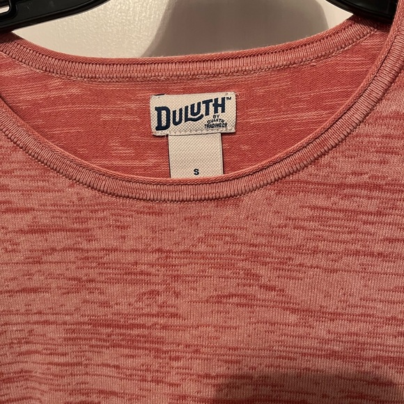 Duluth Trading Co Women's Red Crew Neck Sweater - Picture 2 of 3